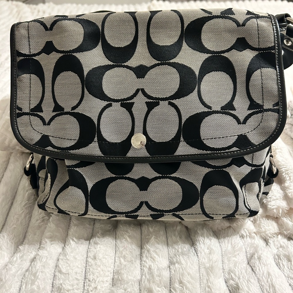 Coach Daisy Signature Canvas Messenger Bag